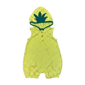 Cat & Jack Baby One Piece Pineapple Romper 0-3M